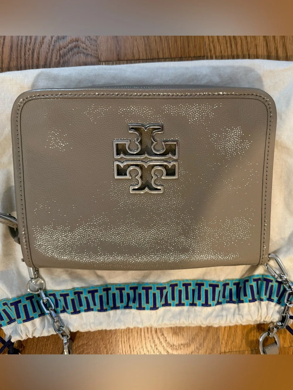 Tory Burch Leather Britten combo crossbody